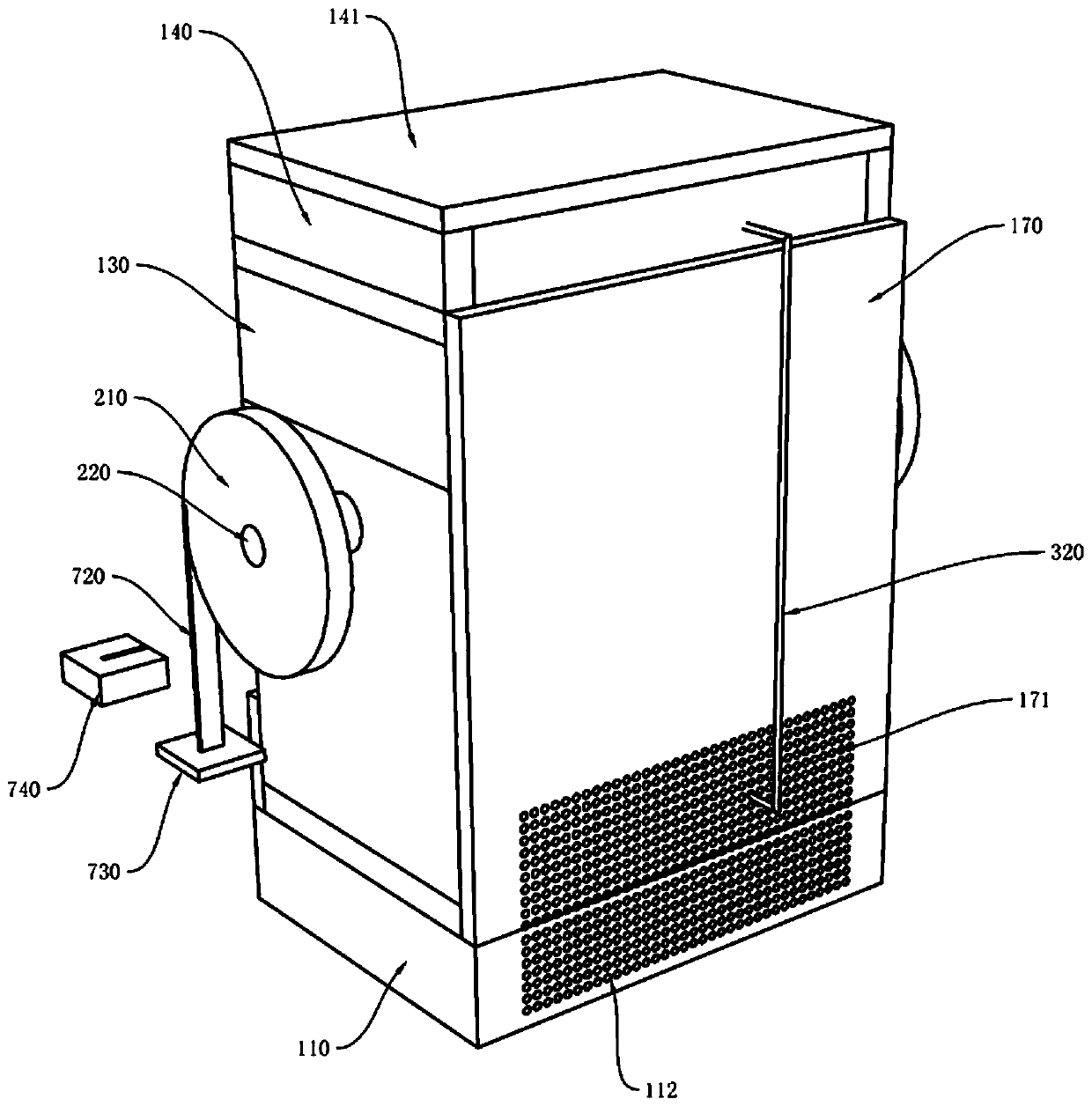 An experimental device for testing rock disturbance-relaxation effect