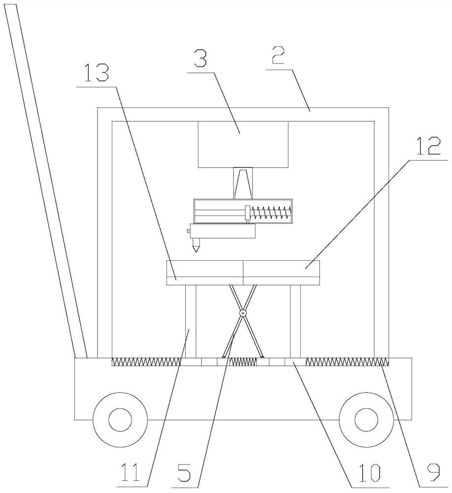 Movable flange end face turning device