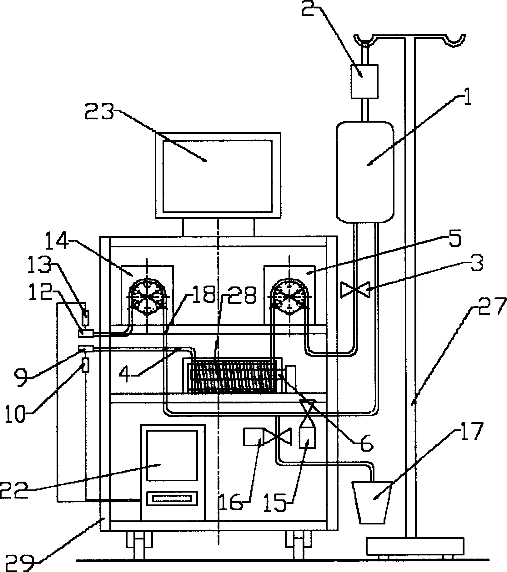 Infrared heat perfusion therapeutic apparatus