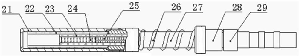 Miniature beam-expanding optical fiber contact element