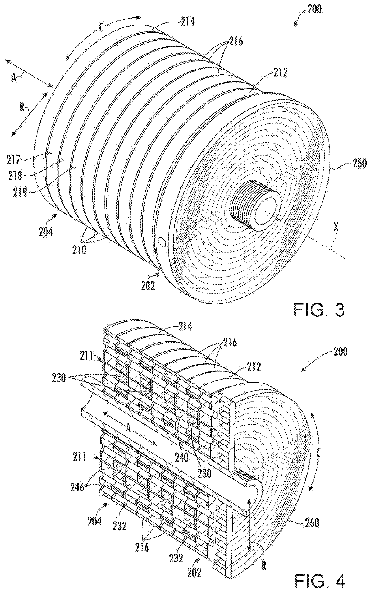 Magneto-caloric thermal diode assembly with a rotating heat exchanger