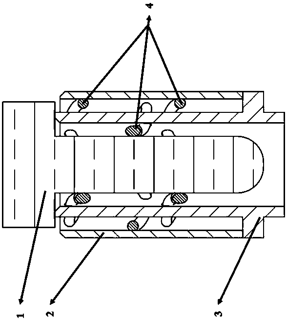 Spiral spring type socket