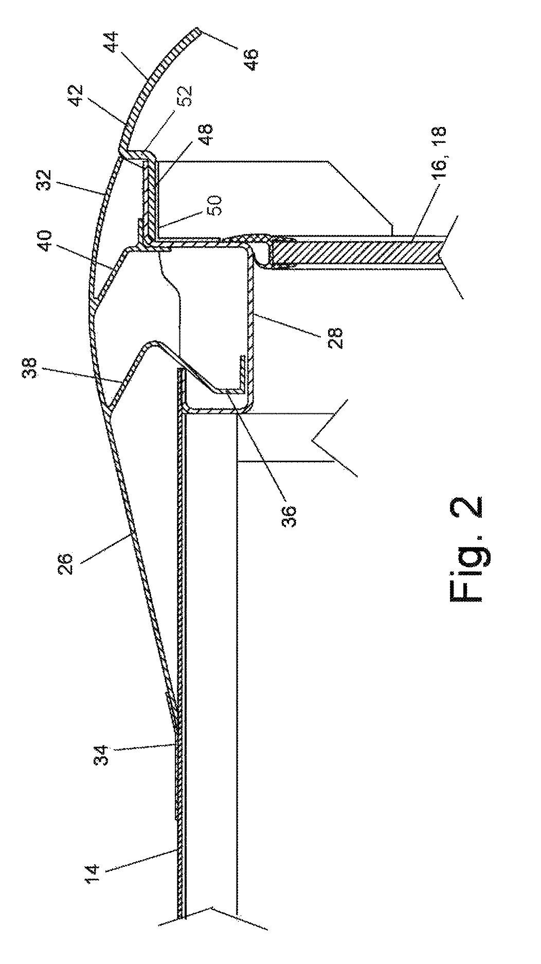 Rear fairing system for a vehicle