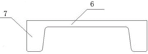 Step-bench-separated thin webbed girder type pre-cast stair and installation method thereof
