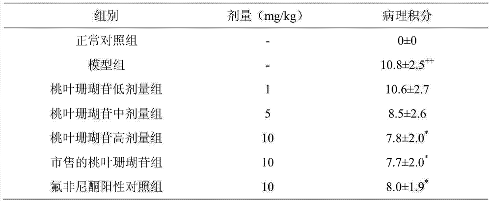 Application of aucubin to preparation of medicines for treating renal interstitial fibrosis