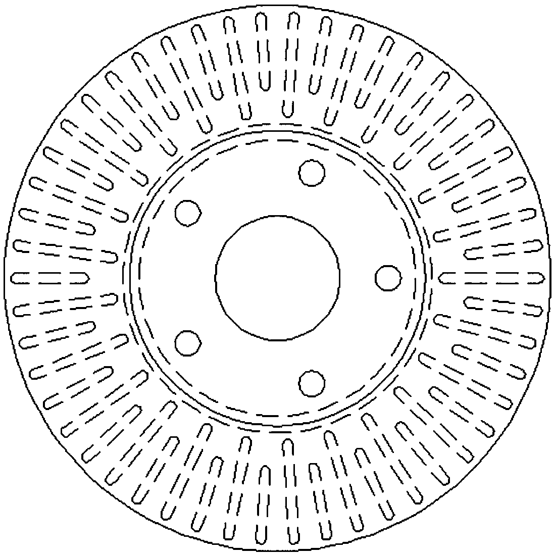 Reusable lightweight braking disc and preparation method thereof