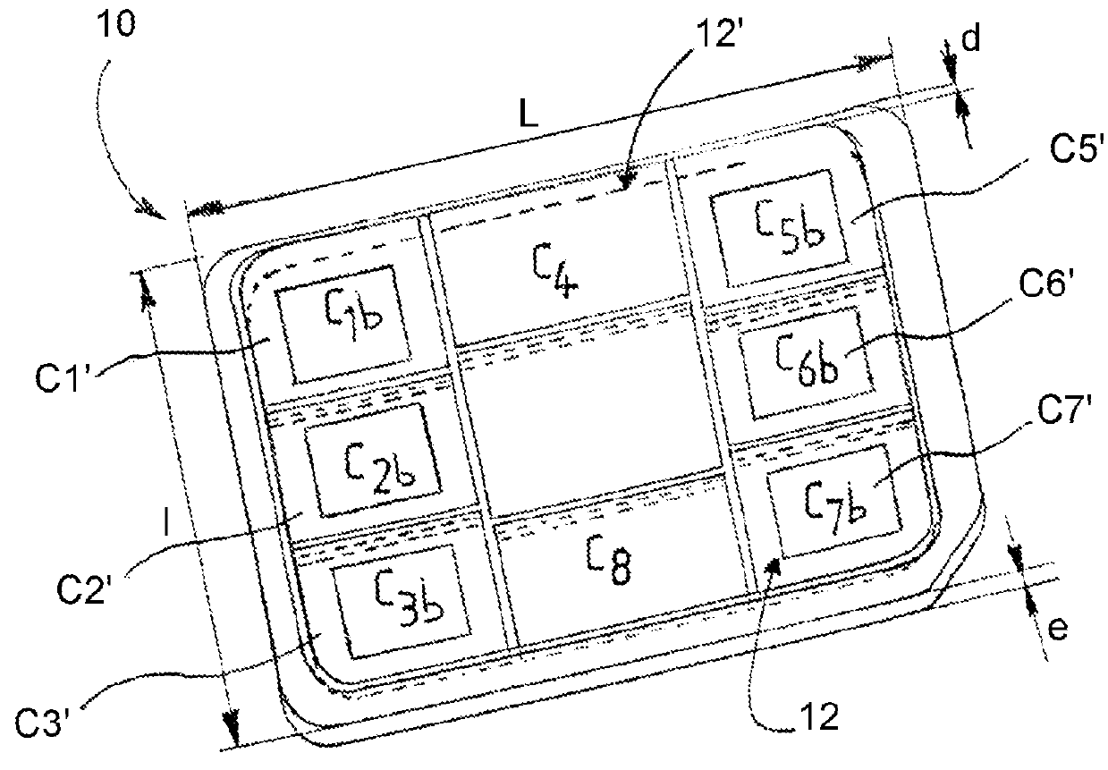 Assembly comprising an adapter and a smart card