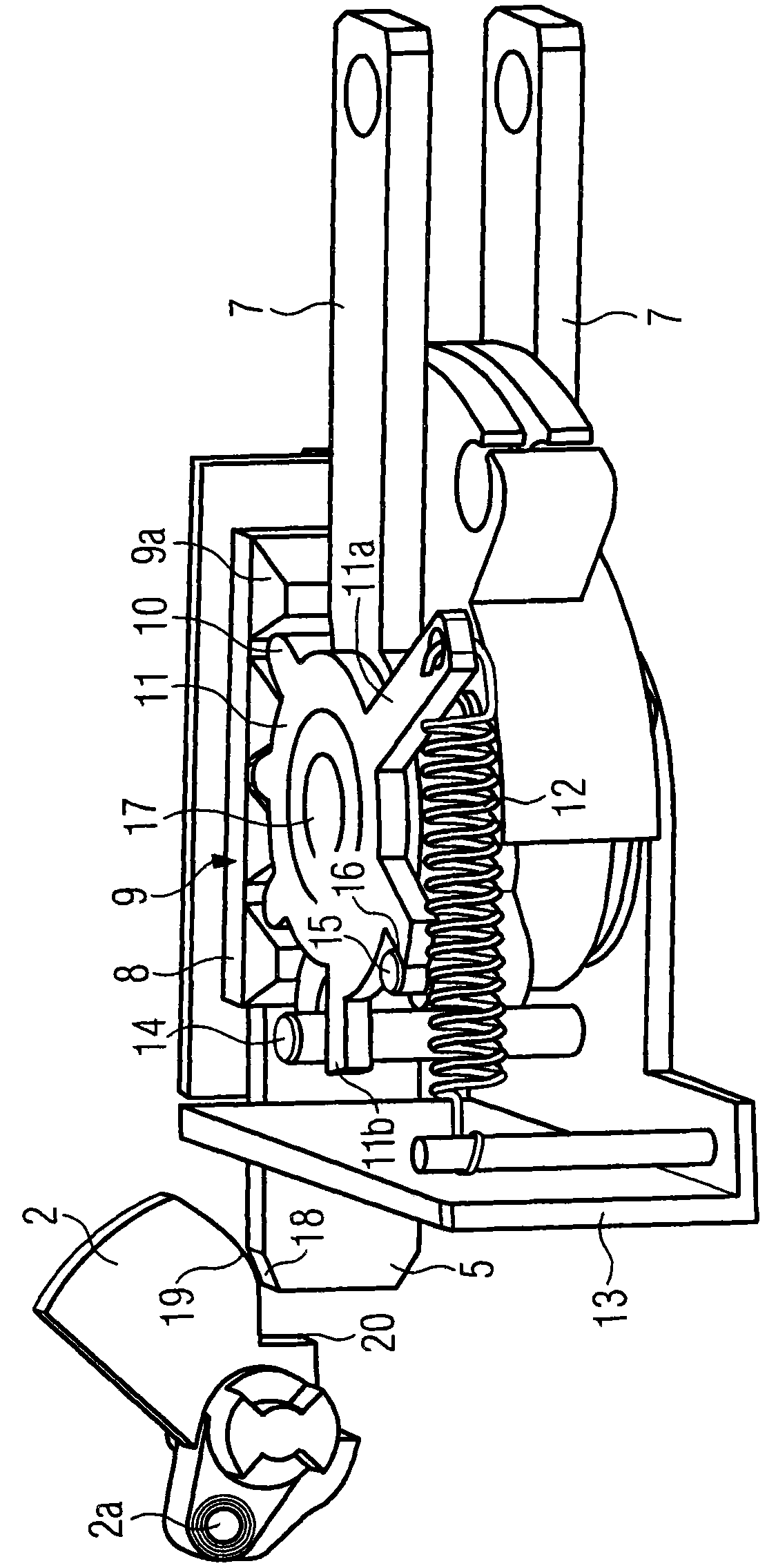 Device for mutual locking of two switches, especially circuit breaker