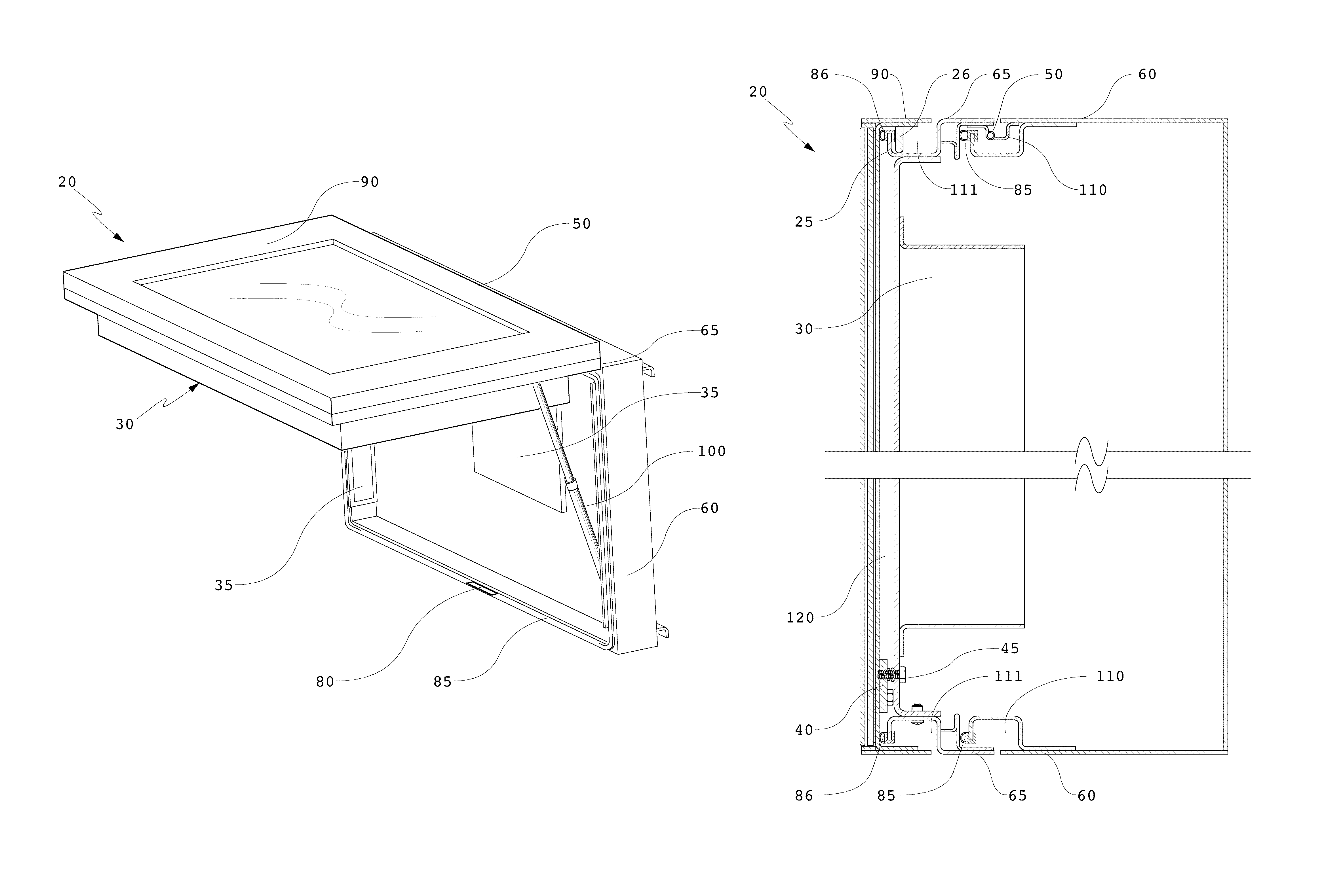 Field serviceable electronic display