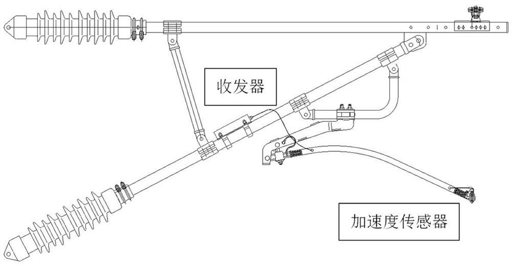 Device and method for monitoring running state of contact network positioner