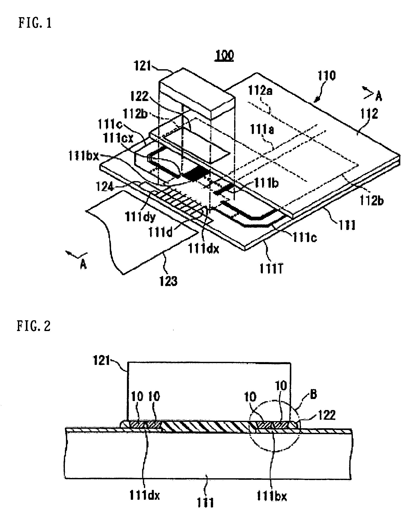 Electronic component, mounted structure, electro-optical device, and electronic device