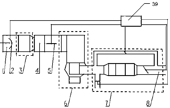 Haze particle collection processing device