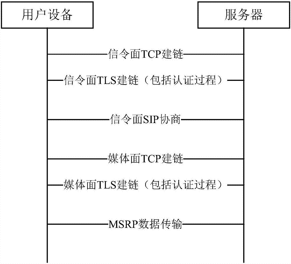 Transport layer security (TLS) link establishment method, user equipment, server and system