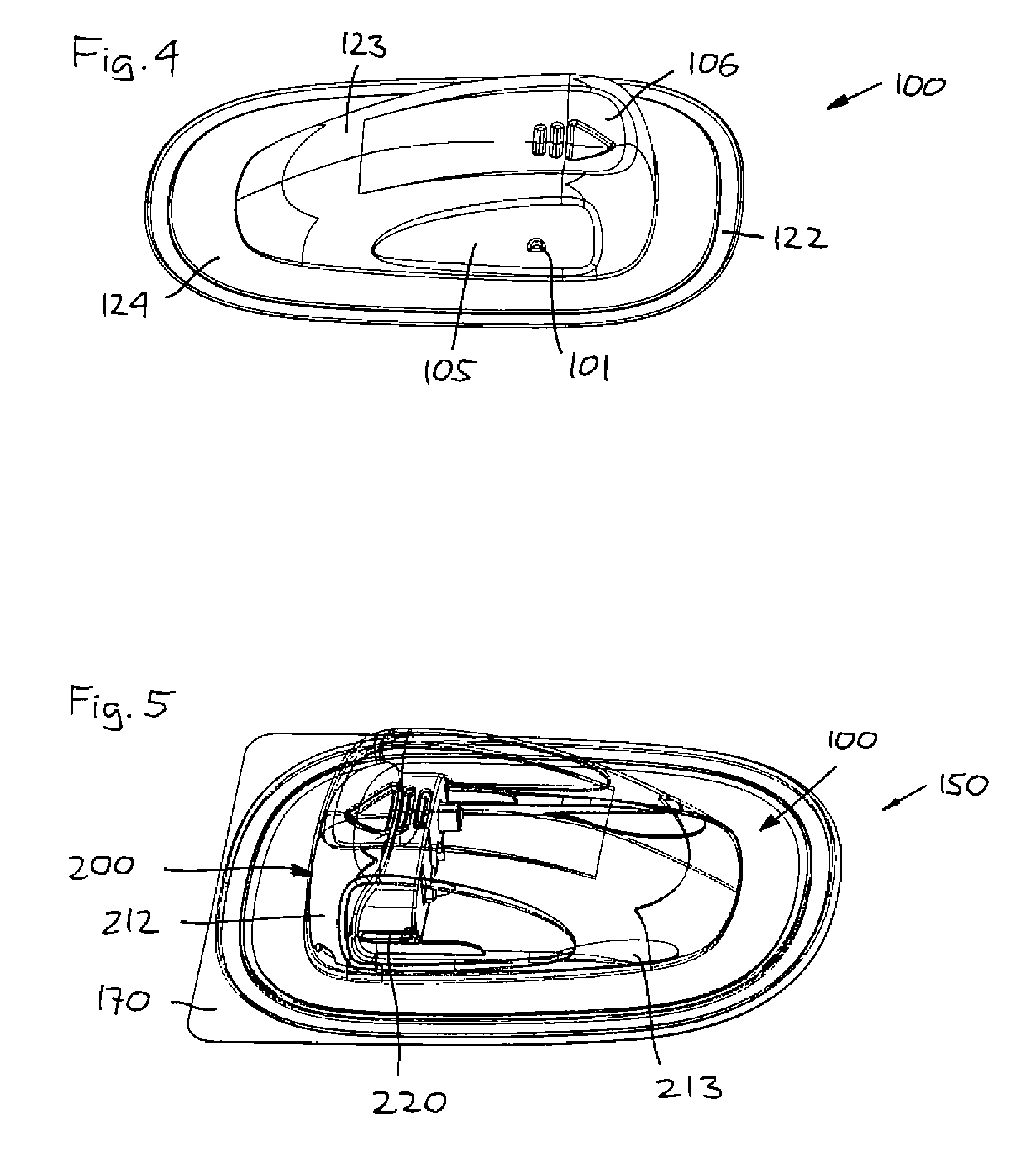 Skin-Mountable Device in Packaging Comprising Coated Seal Member