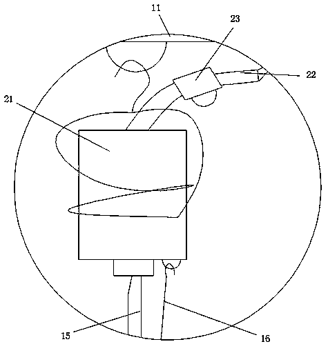 A safety transfusion device with an alarm