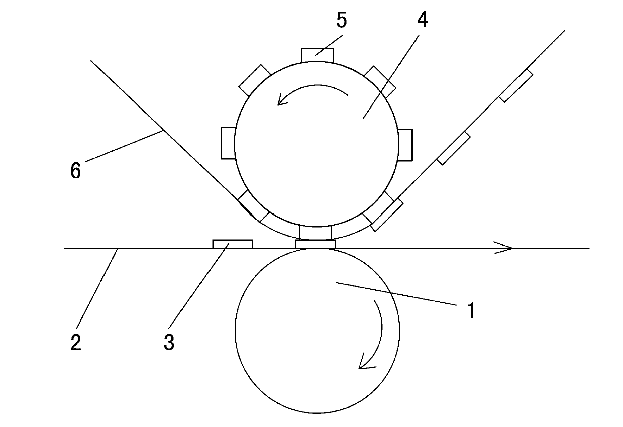 Waste-removing cutter device of roller cutter