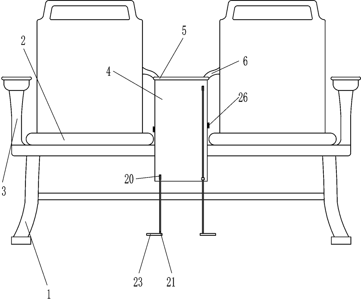 Medical injection chair with warm keeping function