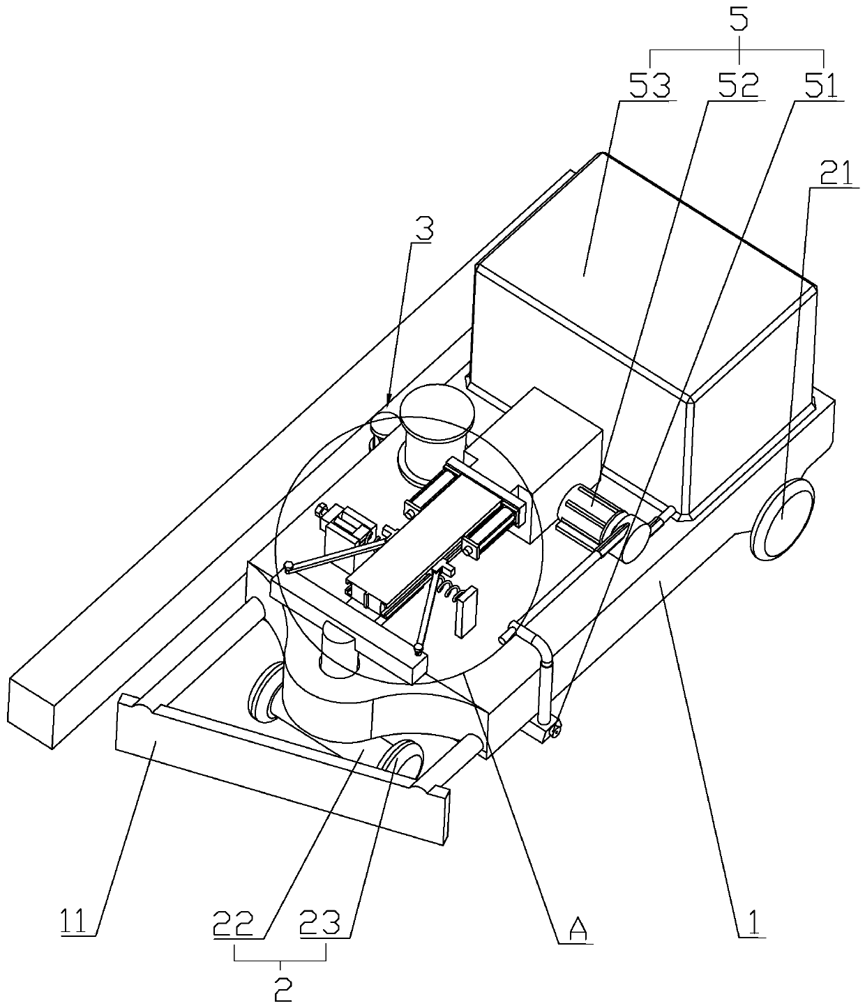 Road surface maintenance device