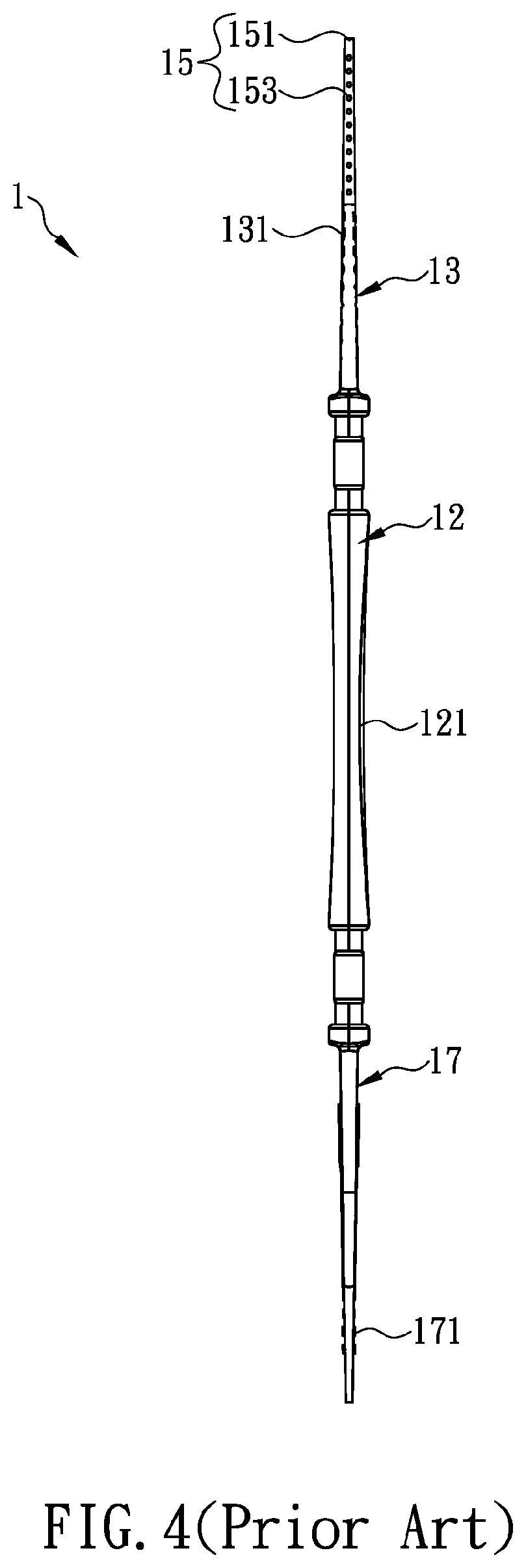 Three-in-one tooth-cleaning device structured as toothpick, interdental brush, and floss pick