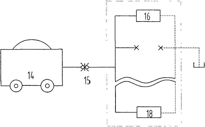 Portable active hydraulic tester and test method