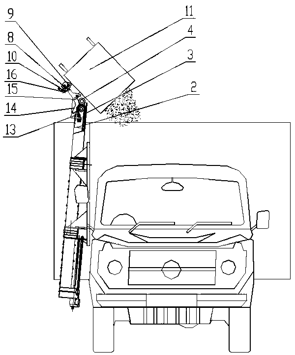 Mobile iron scrap transfer system