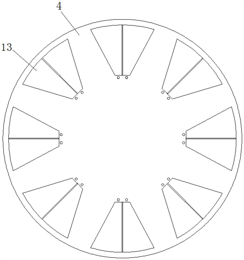 A kind of cooling device for computer case based on rotating centrifugal force