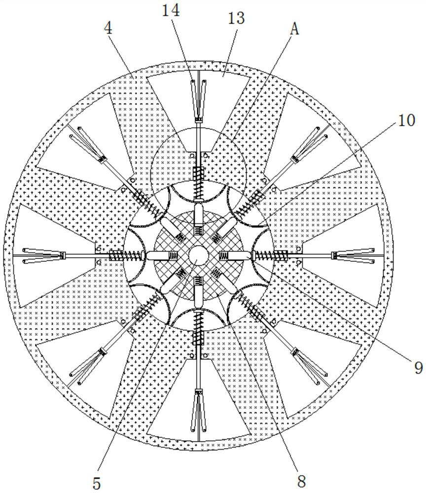 A kind of cooling device for computer case based on rotating centrifugal force