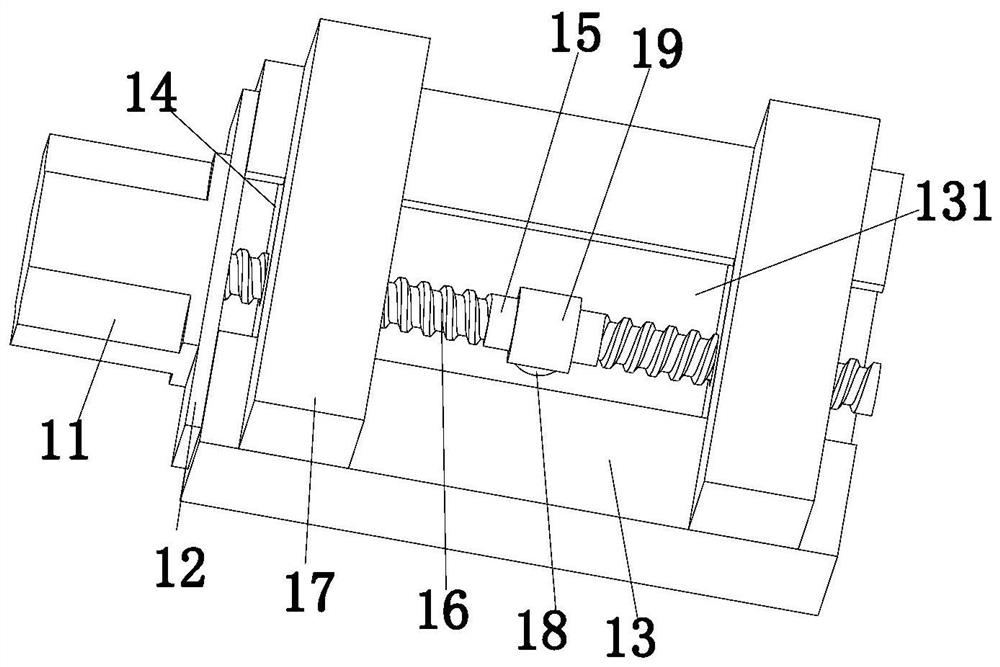 A grinding device for relay skeleton processing