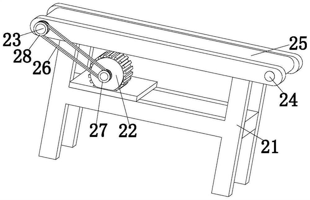 A grinding device for relay skeleton processing