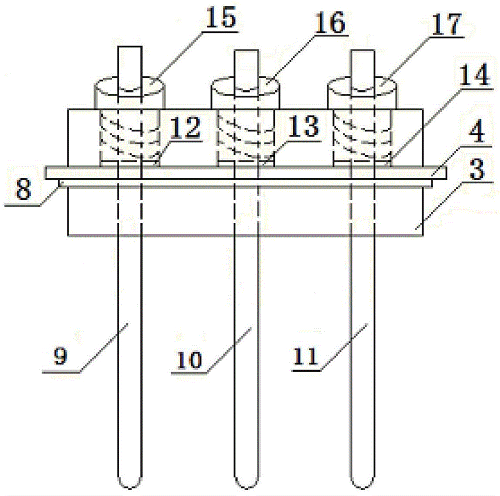 Metal corrosion electrochemical experiment device used in soil medium