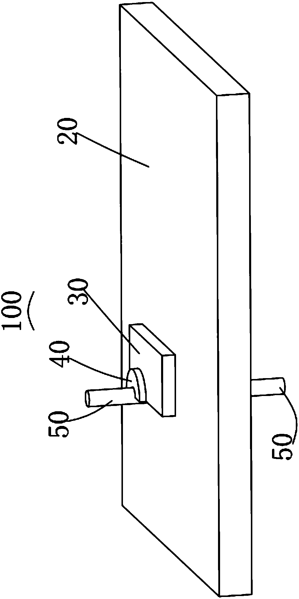 Thick film hybrid circuit pin connection structure and method