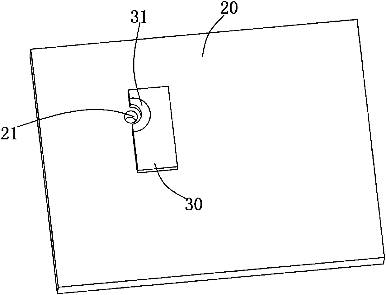 Thick film hybrid circuit pin connection structure and method