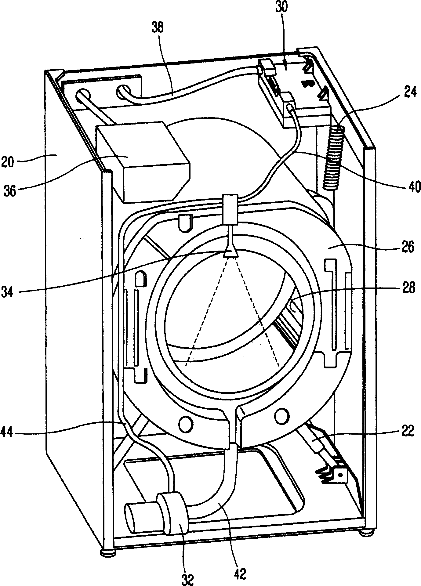Steam generation apparatus for washing machine