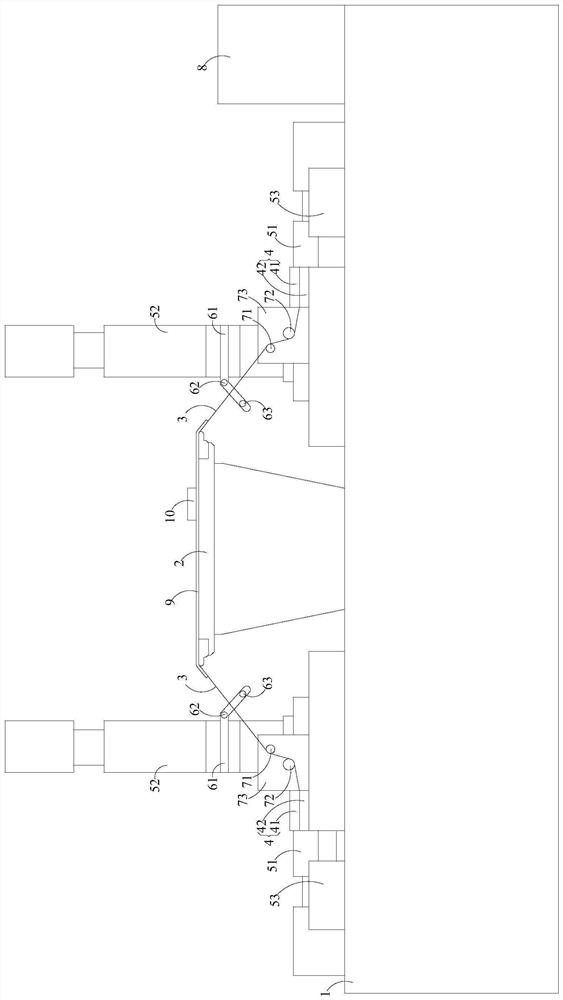 Bending device and bending method of flexible display panel