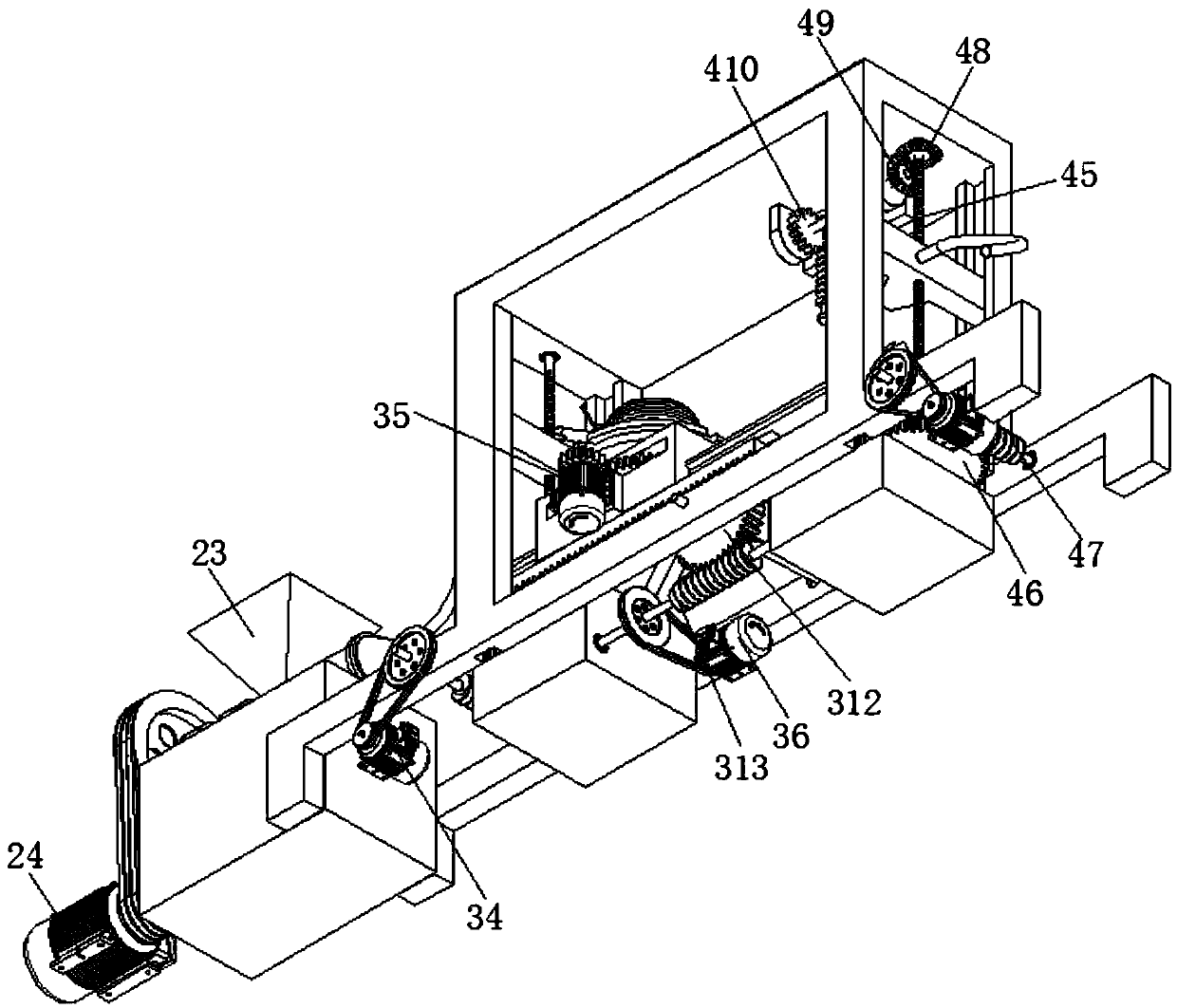 Fully-automatic ceramic green body processing technology and device