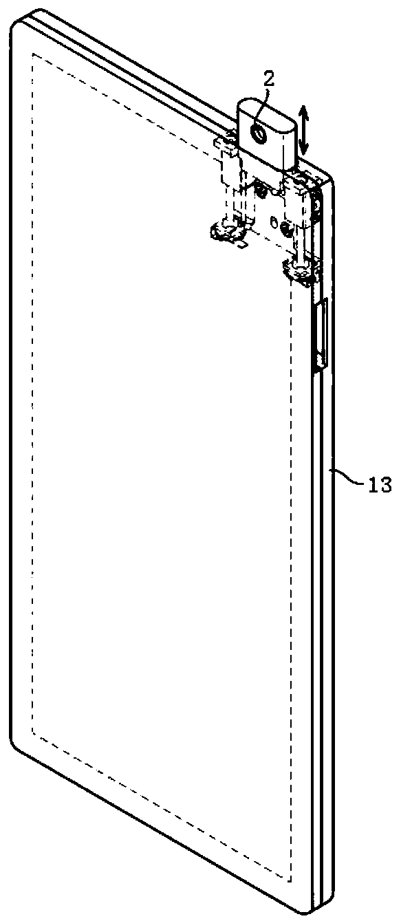 Double-drive lifting device for camera and electronic equipment comprising lifting device