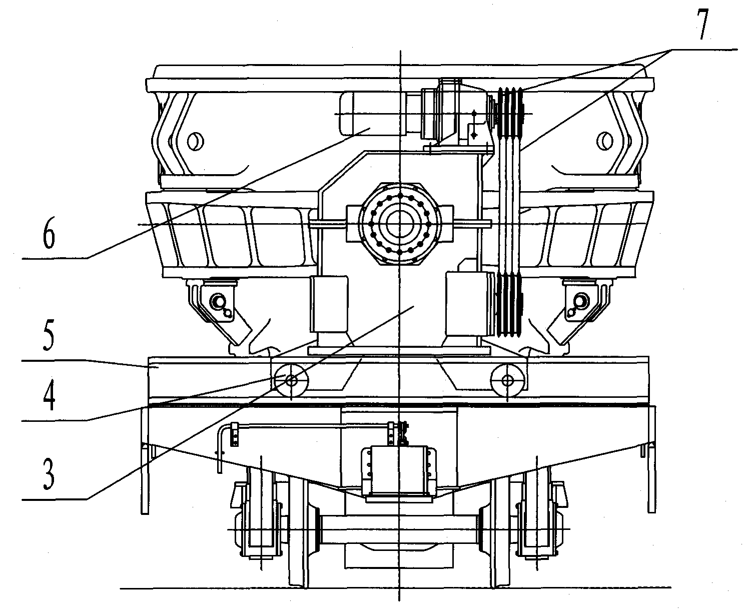 Motor-driven tipping device of slag pot car and working procedure thereof