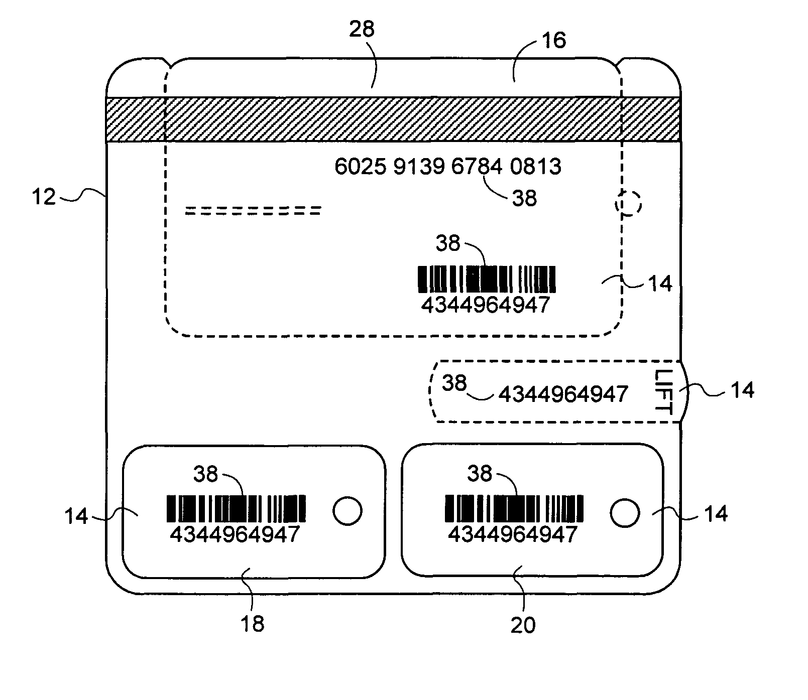 Transactional card, system, and method