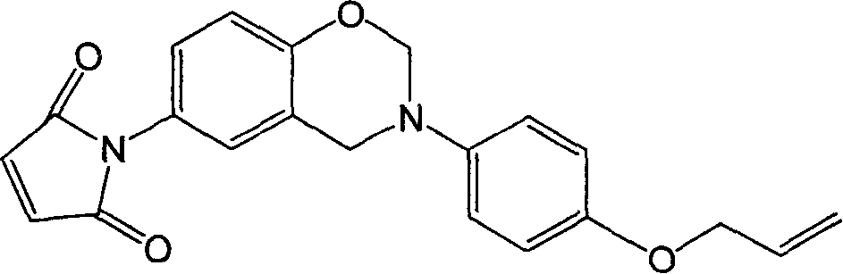 Benzoxazine containing maleimide and allyl ether and its preparing method