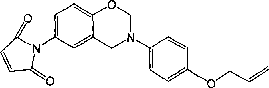 Benzoxazine containing maleimide and allyl ether and its preparing method