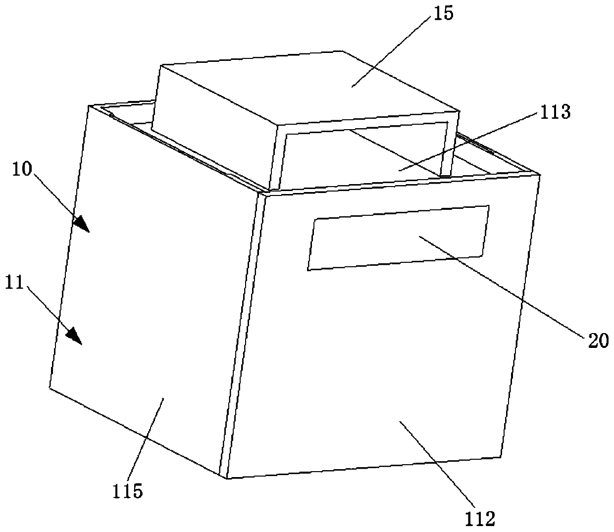 A push-type integrated circuit board packaging mechanism