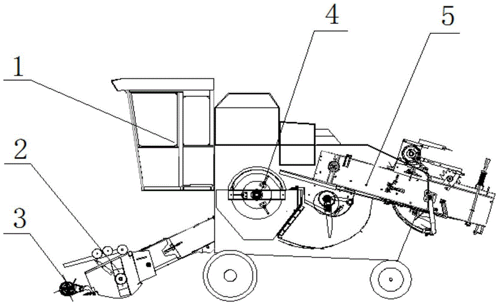 A self-propelled wheel type picking and bundling device