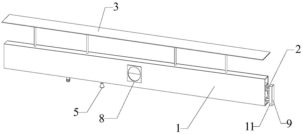 A kind of bead-punching process and bar-punching ruler for plastering engineering