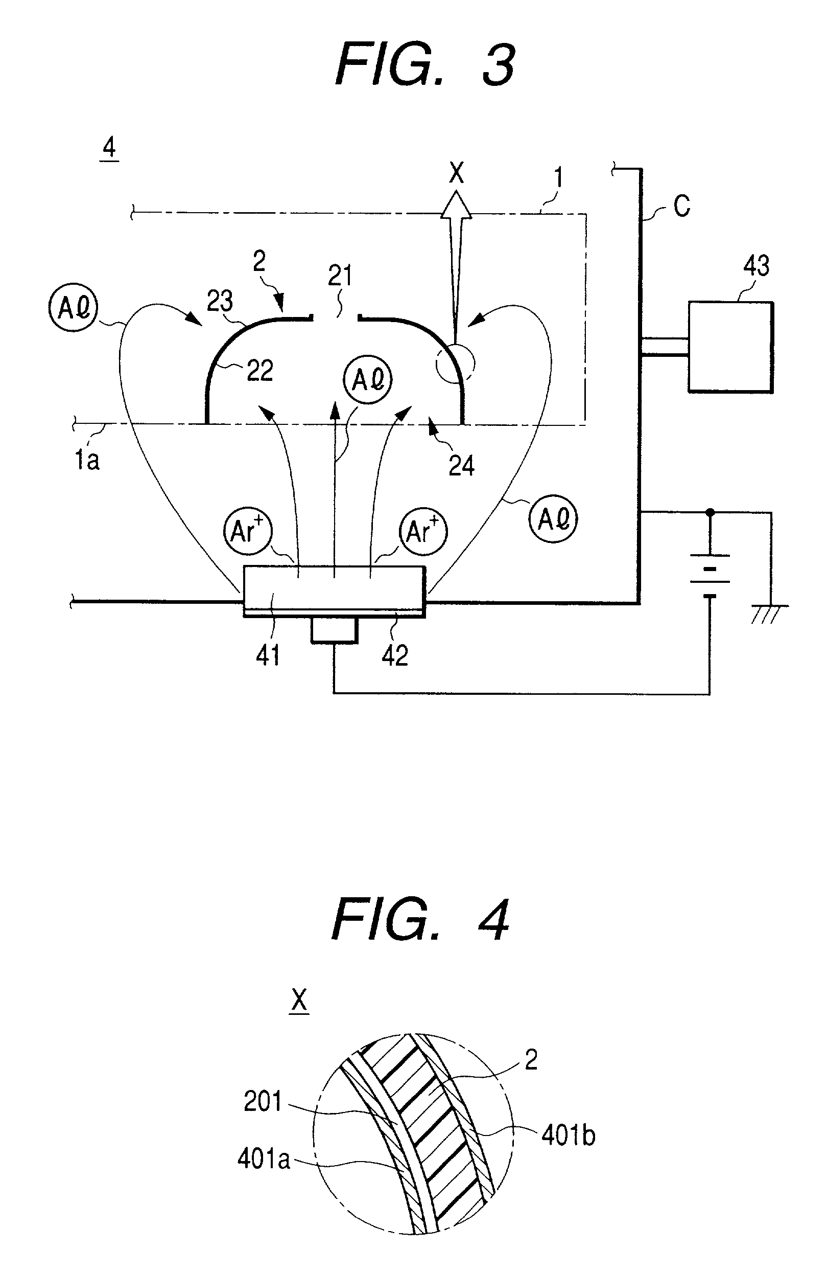 Line-type film-forming method and reflector formed thereby