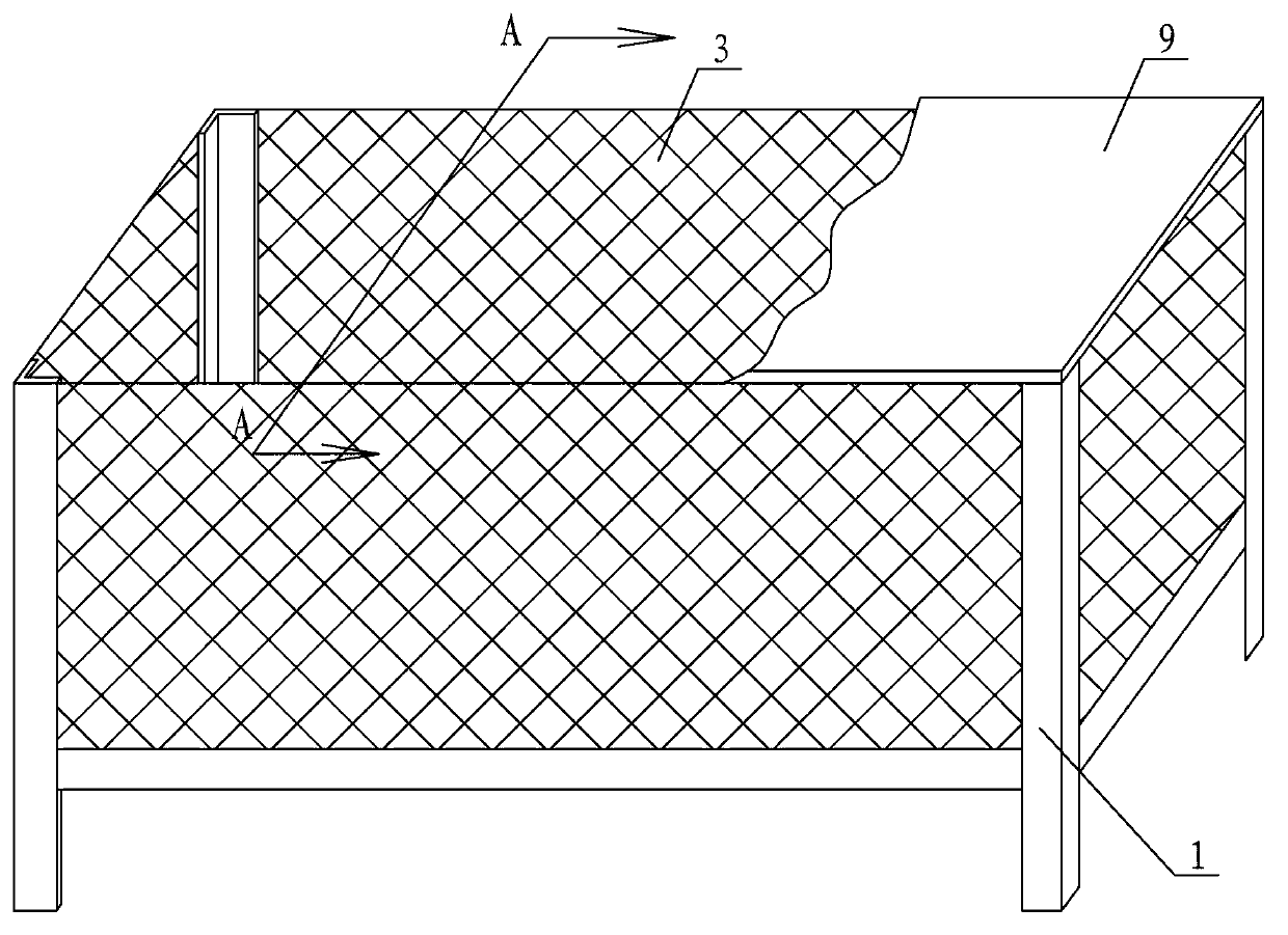 Rana chensinensis breeding cage