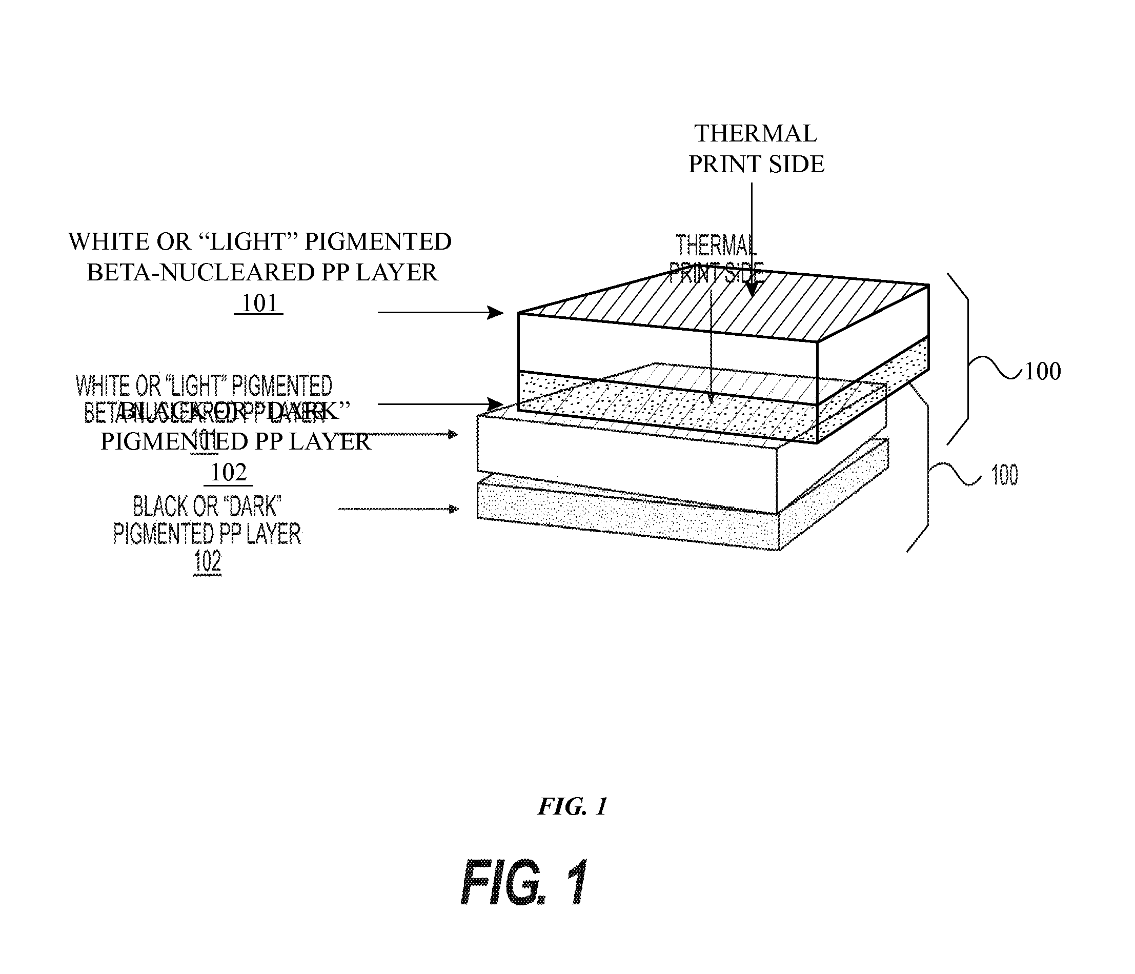 Non-chemical thermally printable film