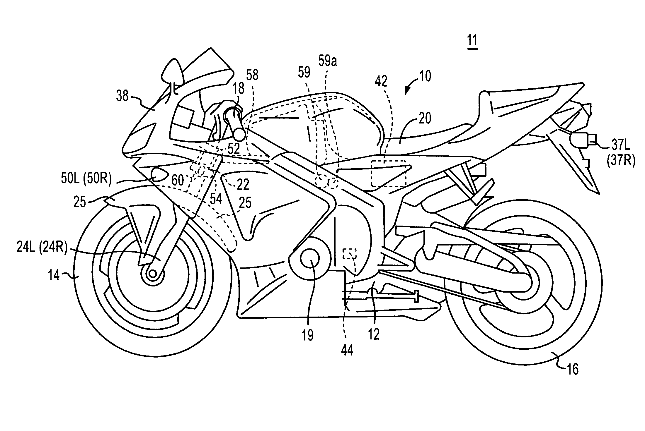 Steering assist system for motorcycle