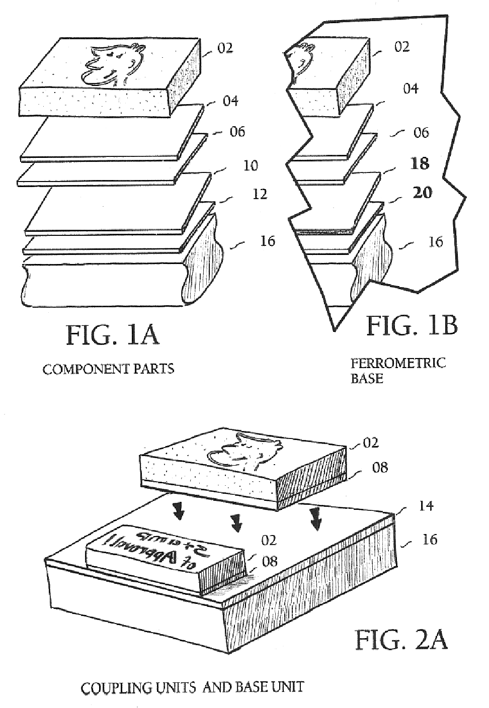 Magnetic stamp printing device