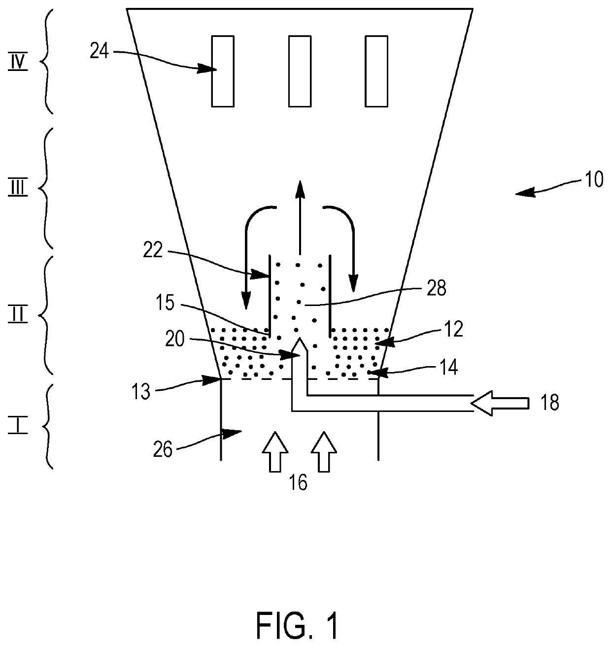 Method for preparing bitumen solid at ambient temperature, in a fluidised air bed