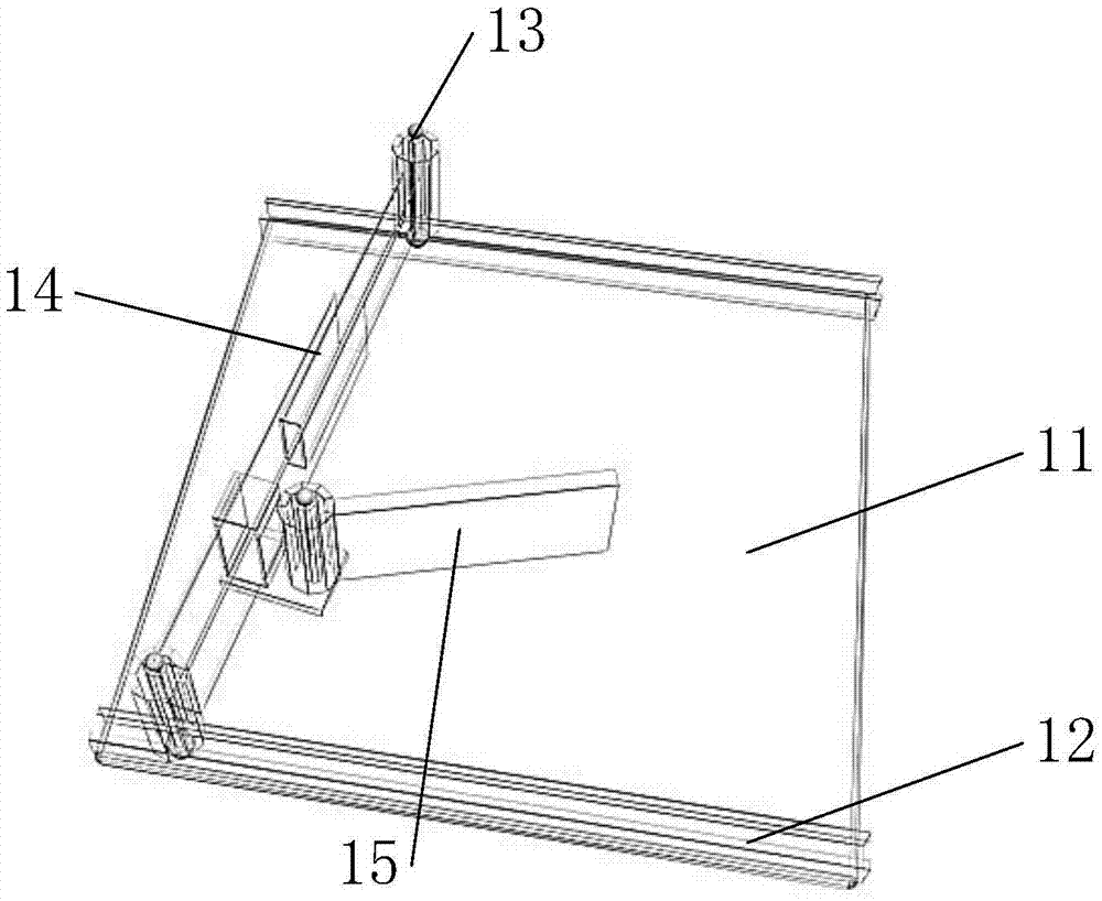 Detection and sampling device for color fastness of inner sides of shoes